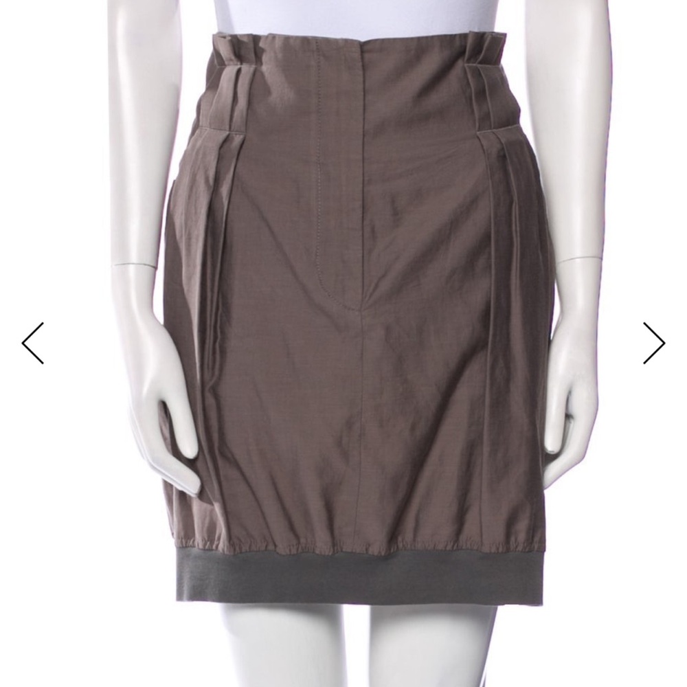 Brunello Cucinelli Elegant Gray Pencil Skirt